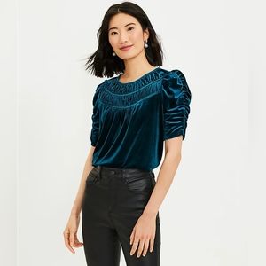 Velvet blouse
